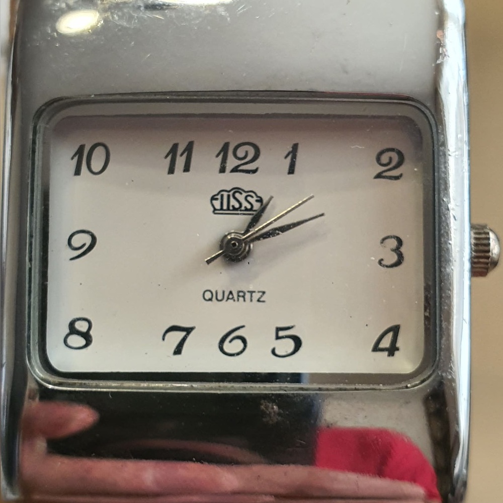 🦋10/$20🦋 USS Silver/Orange Women's Cuff Watch